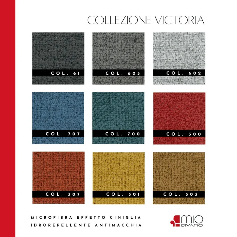Campionario tessuti e colori MioDivano, tavola 24 Campionario tessuti e colori MioDivano, tavola 24