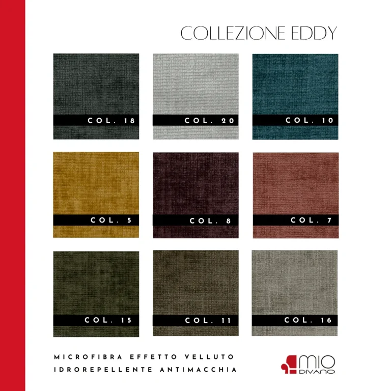 Campionario tessuti e colori MioDivano, tavola 32 Campionario tessuti e colori MioDivano, tavola 32