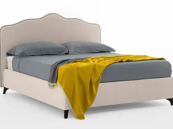 Letto classico singolo/matrimoniale in tessuto - foto 1 di 5