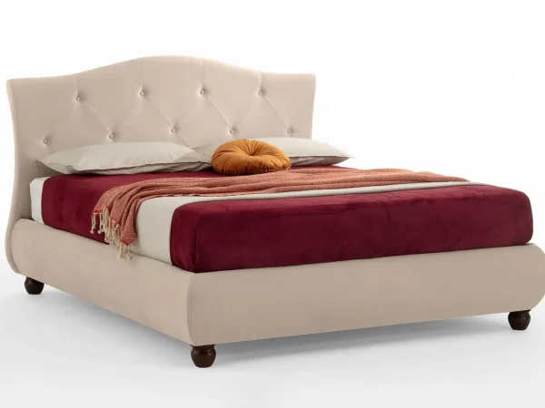 Letto classico Regina matrimoniale/singolo in tessuto - foto 1 di 4