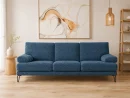 Divano Arcadia blu, vista frontale