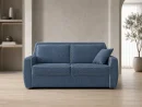Divano Astra blu, vista frontale
