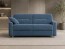 Divano Bravo blu, vista frontale
