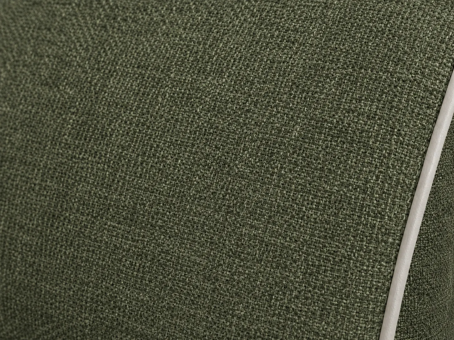 Divano Bravo verde, dettaglio del rivestimento Divano Bravo verde, dettaglio del rivestimento