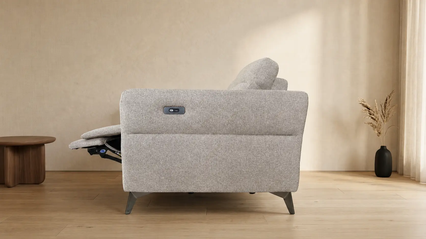 Samuel Divano tre posti con chaise longue e recliner elettrico - foto 4 di 5 Samuel Divano tre posti con chaise longue e recliner elettrico - foto 4 di 5