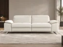 Divano Genius bianco, vista frontale