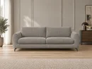 Divano Mango grigio, vista frontale